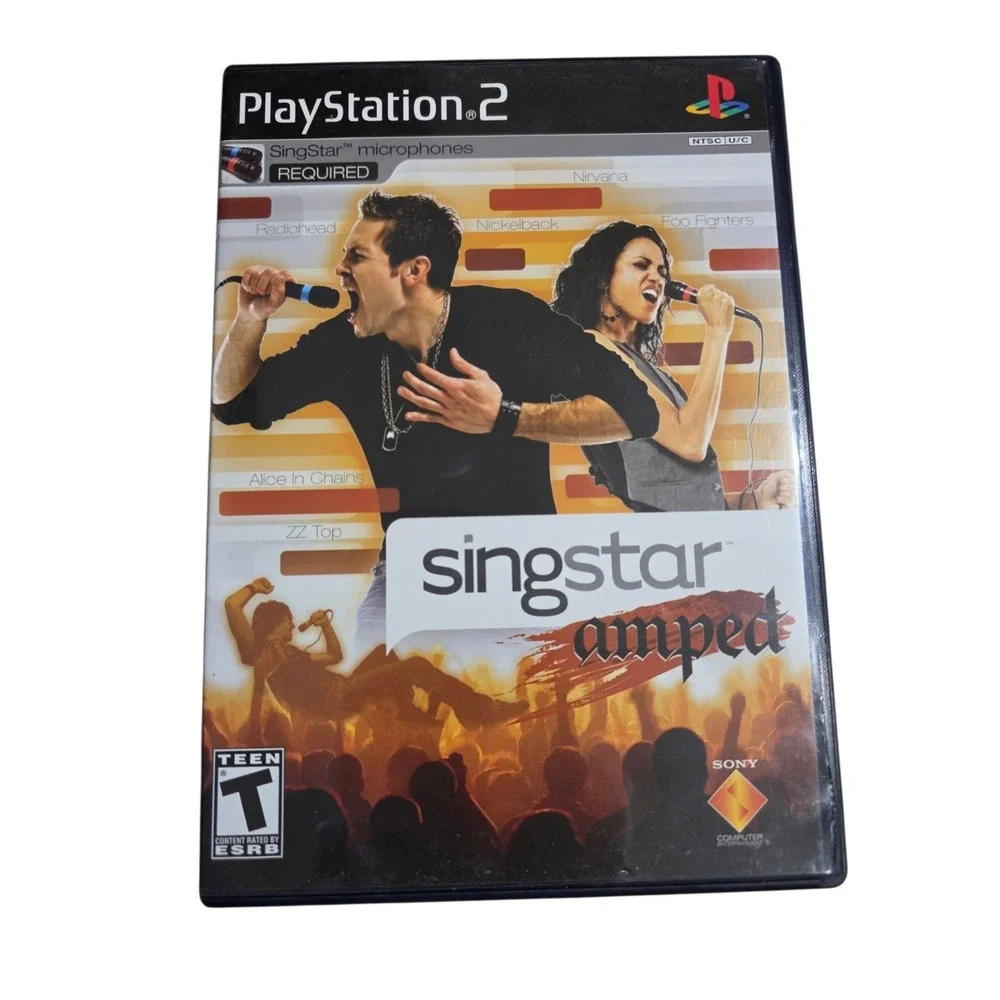 SingStar Amped (Sony PlayStation 2) PS2 Complete CIB